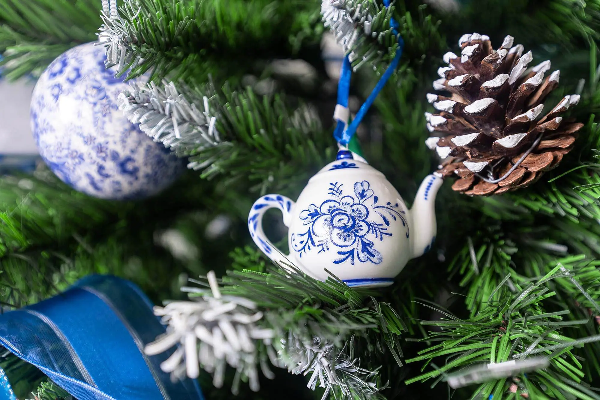 Teapot - Delft Blue - Night Light