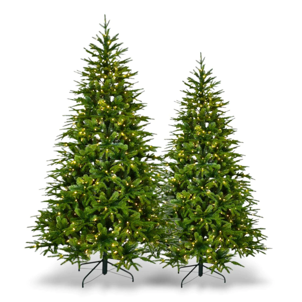 LIGHT - Prelit, Full PE Christmas Tree of All Sizes for European ...
