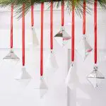 Glass Coastal Theme with Jellyfish and Seashell Ornaments – Set of 4