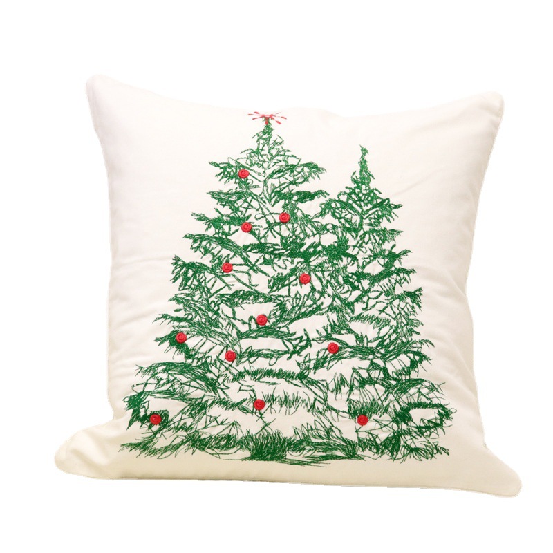 Hình nón bông christmas decor pillows - Hướng dẫn làm hình nón bông trang trí Noel