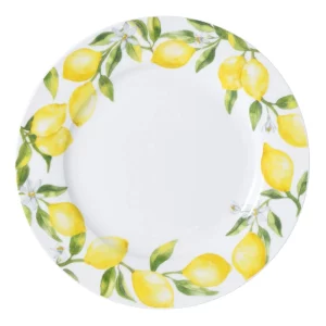 Set of 2 Fine Bone China Yellow Lemon Dinner Plates 27cm – Mikasa (US)