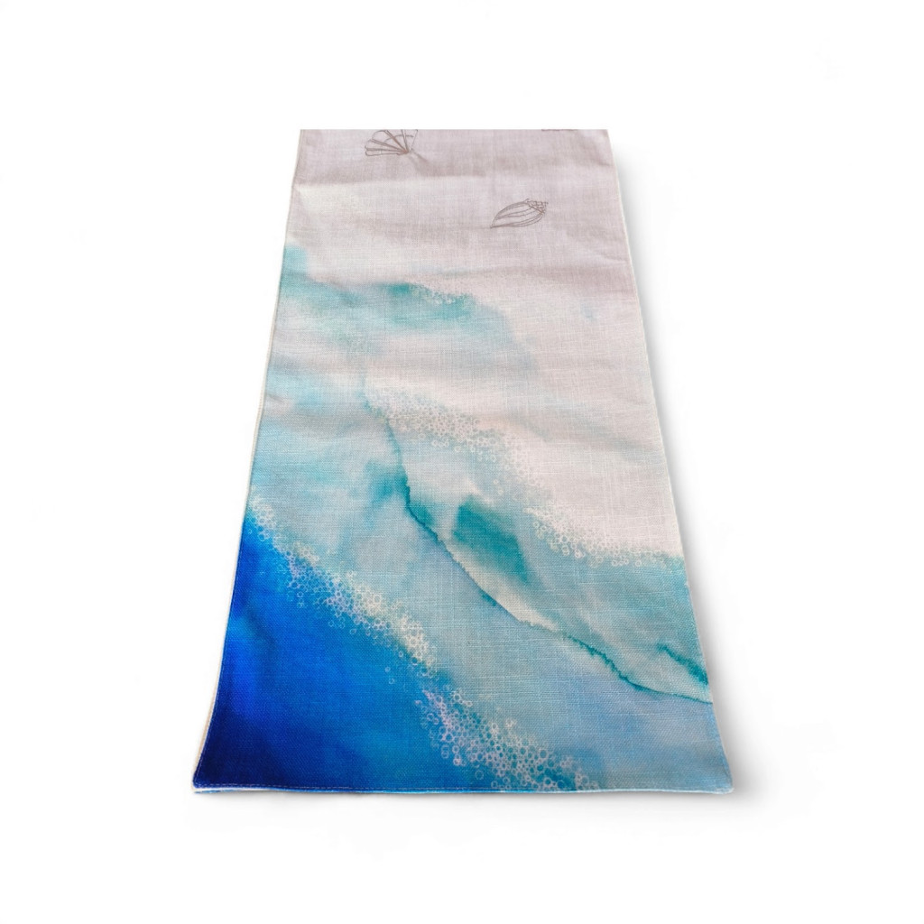 Table Runner in Ocean Blue 36cm x 182cm – Beach to Bistro by Sigrid Olsen