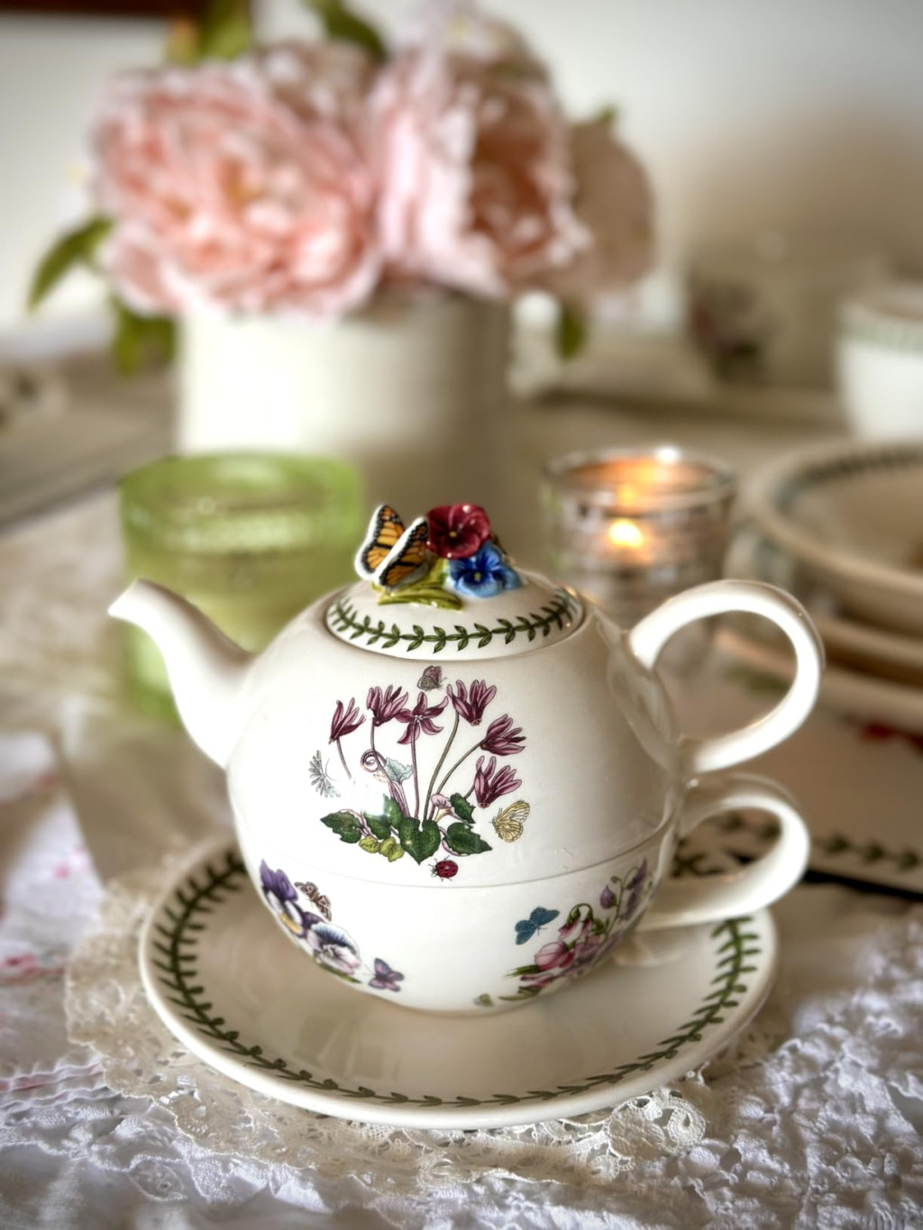 Teapot Portmeirion Gardenbouqb