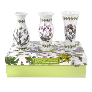 Set of 3 Botanic Garden Bouquet Mini Vases – Portmeirion (UK)