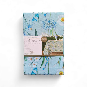 Blue tablecloth with Daffodils – Colordrift