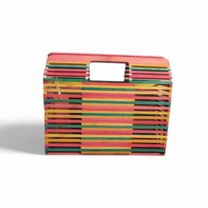 Multicolor Wooden Bag – C&C California