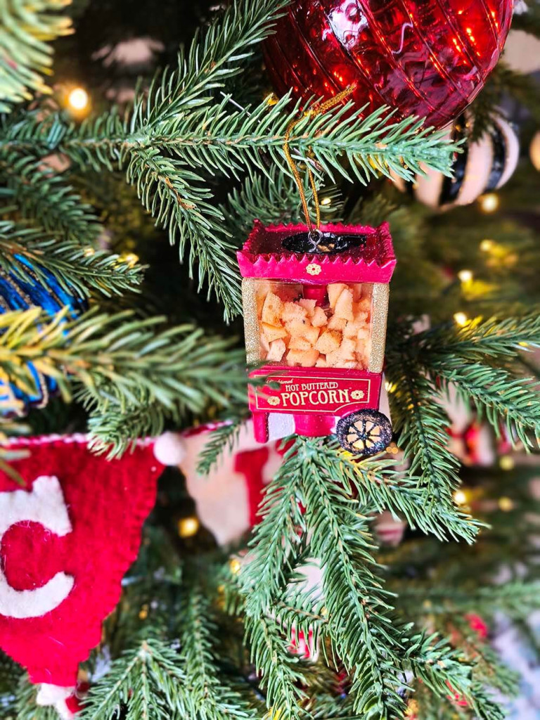 Popcorn Machine Glass Christmas Ornament – Noble Gems