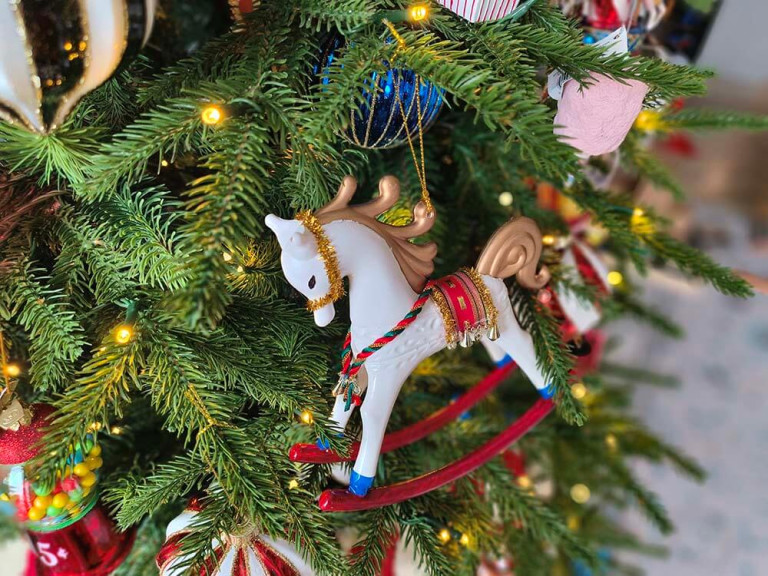 Rocking Horse Christmas Ornament