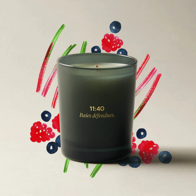 Scented Candle 11:40 Baies Defendues Bougie – D’ORSAY