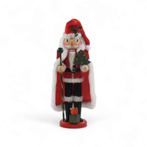 Nutcracker in Santa Claus Cloak 36cm