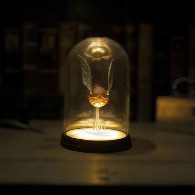 Harry Potter’s Golden Snitch in Glass Dome