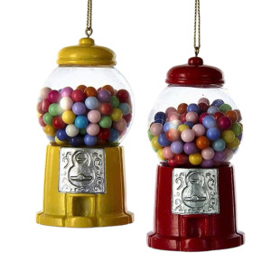 Gumball Machine Glass Christmas Ornament  – Kurt S. Adlier