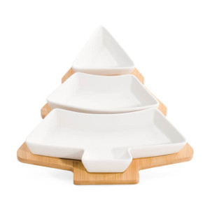 Christmas Tree Serving Tray – By Godinger