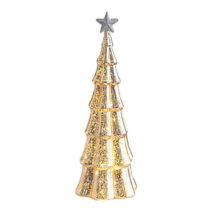 Decorative Tabletop Christmas Tree Light in Gold – 36cm