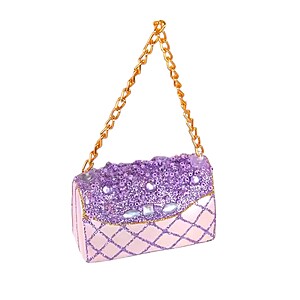 Purple Glass Handbag Ornament