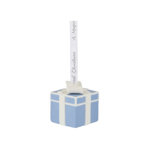 White and Blue Gift Box Ceramic Ornament – Wedgwood Brand