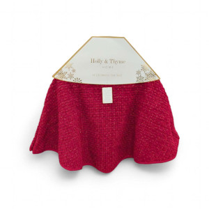 Red Wool Tree Skirt – Holly & Thyme