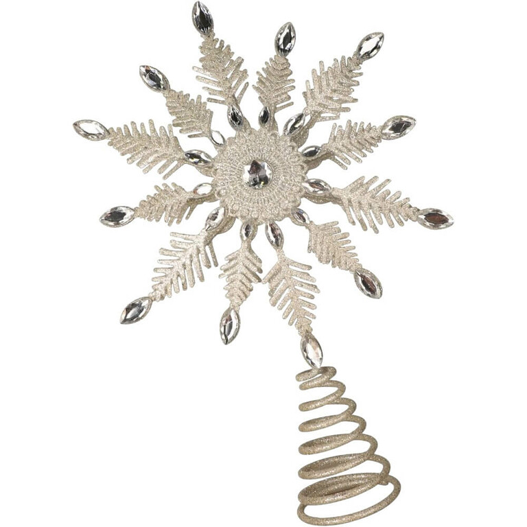 3D Snowflake Tree Topper – Model 1