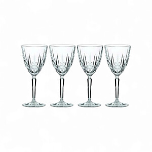 Set of 4 Crystal Sparkle Wine Glasses – Brand Marquis by Waterford