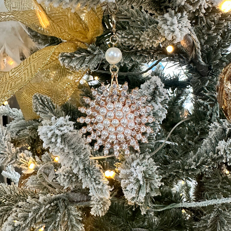 Pearl Sun Doubled-sided Ornament