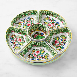 Rotating Porcelain Candy Tray in Famille Rose Style – Williams Sonoma (USA)